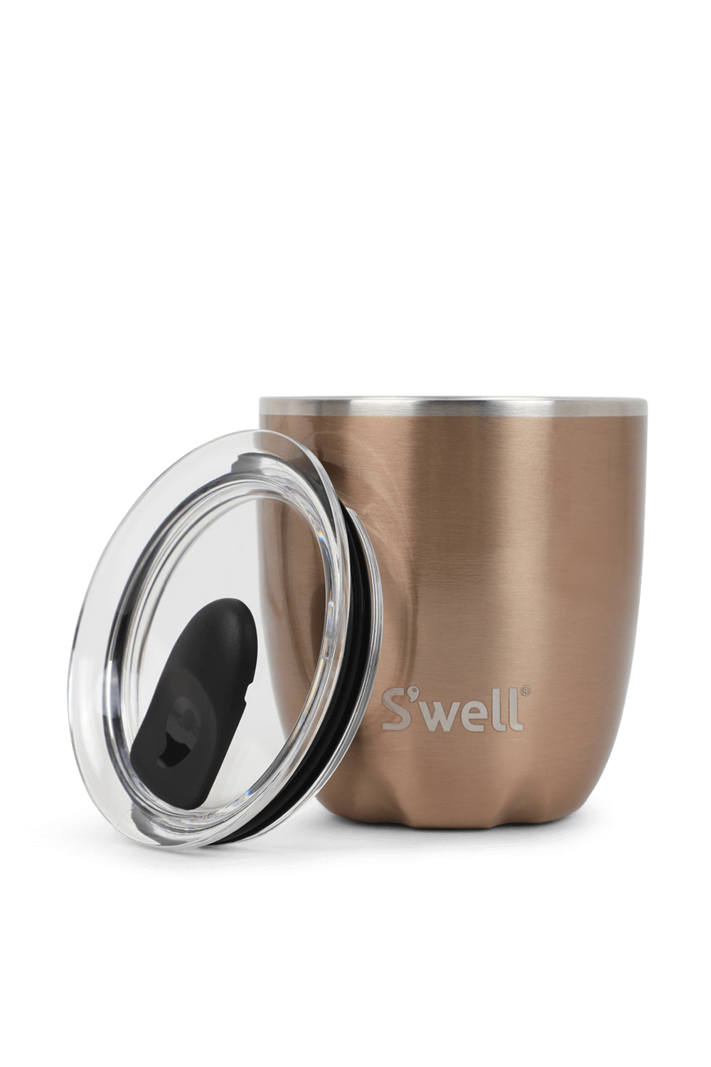 תמונה אחורית של כוס נחושת 290 מ''ל עם מכסה