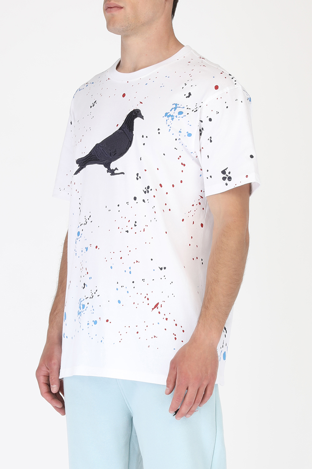 תמונת דוגמן קידמית של Pigeon Logo Dripping Tee