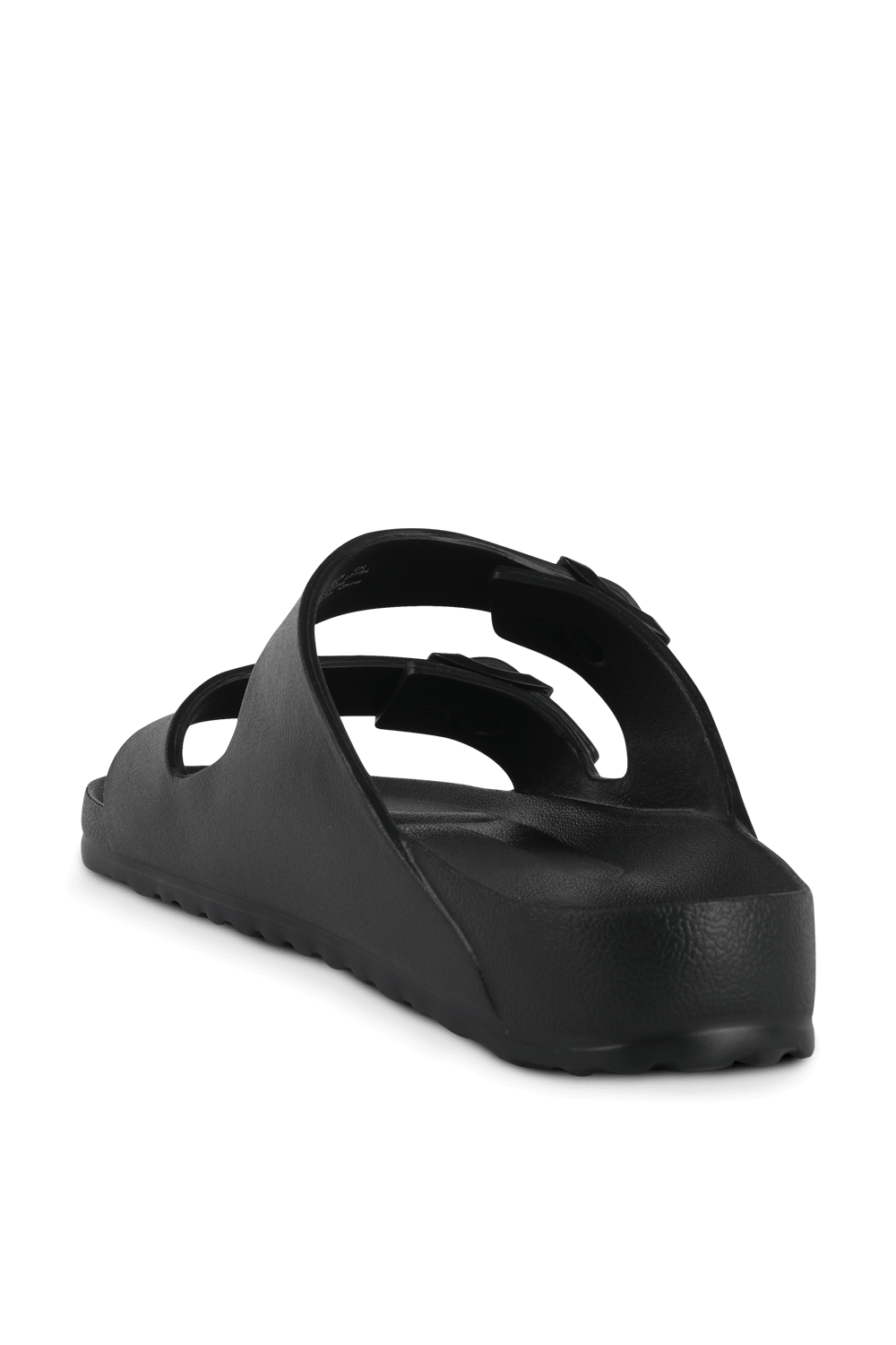 תמונה אחורית של Sandals With Adjustable Straps in Black