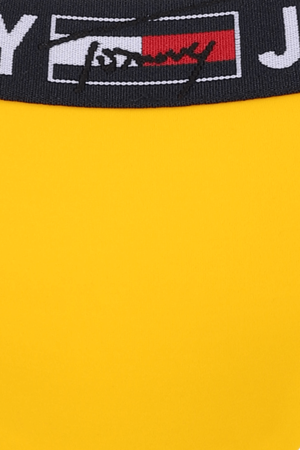 תמונה אחורית של Side - Tie Cheeky Fit Bikini Bottoms in Yellow