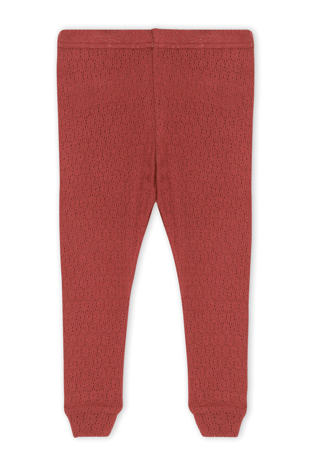 תמונה אחורית של גילאי 18-36 חודשים מכנסי טייץ אדומים עם פתחי אוורור