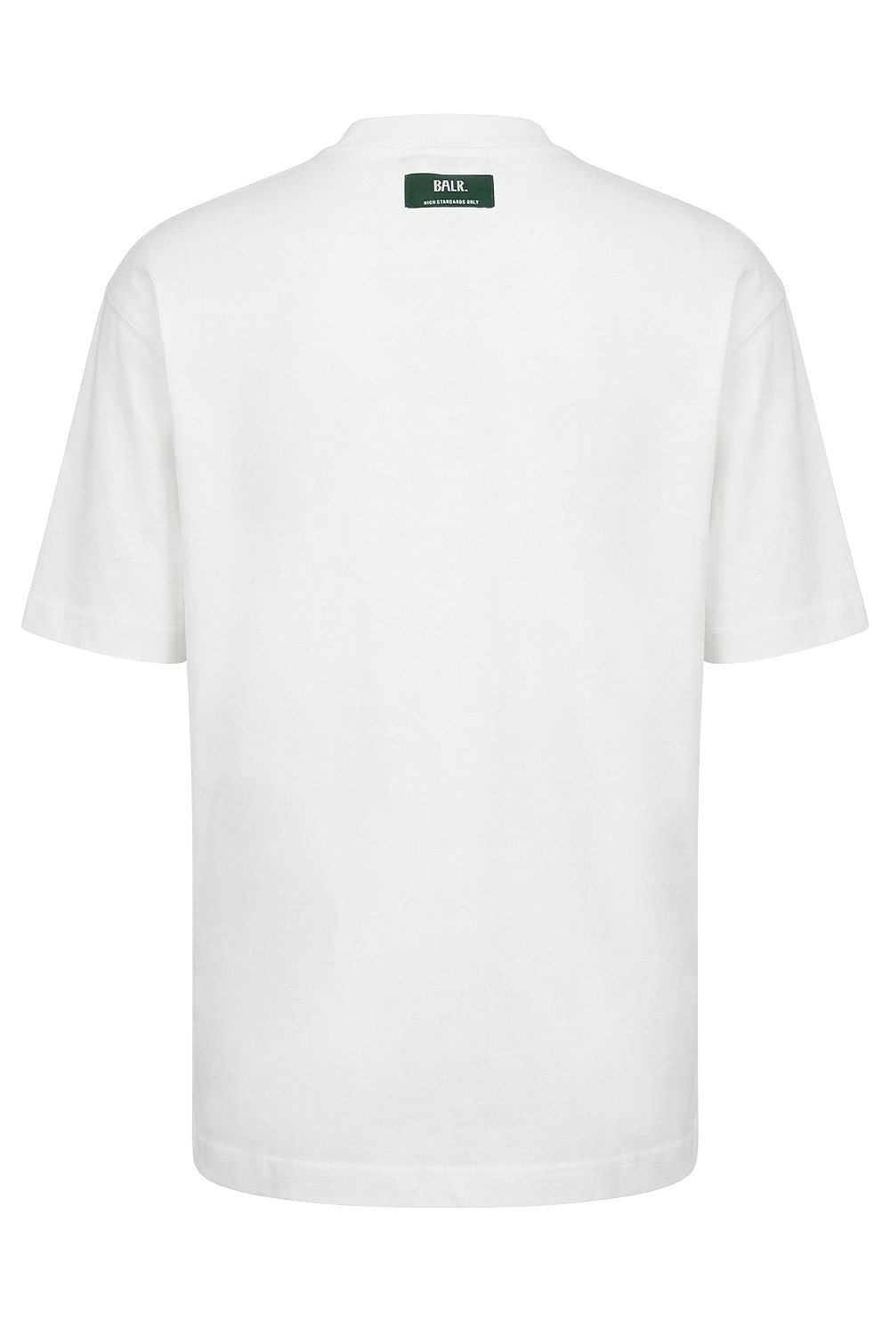 תמונה אחורית של חולצת טי אוברסייז