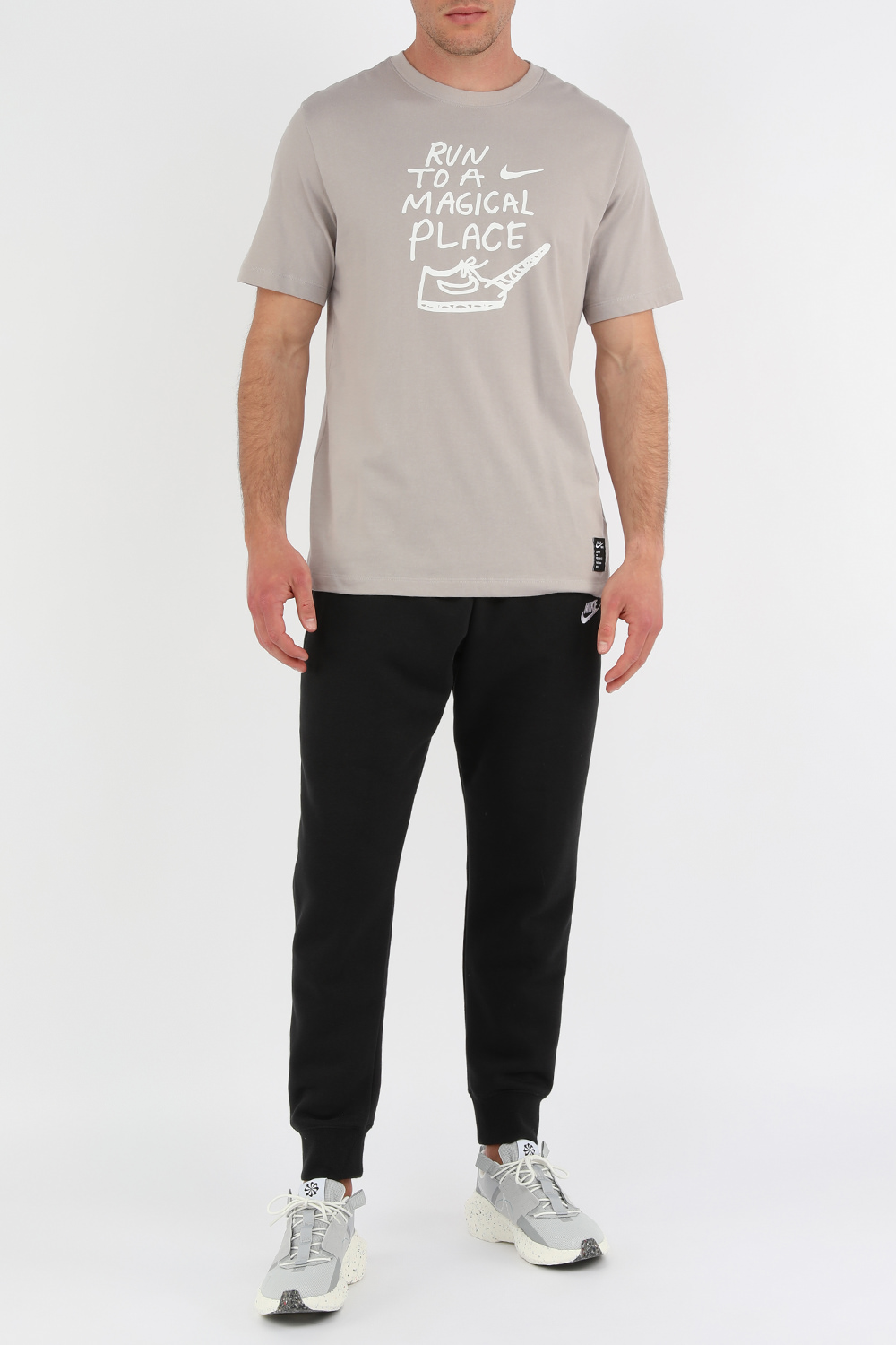 תמונת דוגמן קידמית של נעלי ריצה קרייטר אימפקט אפורות