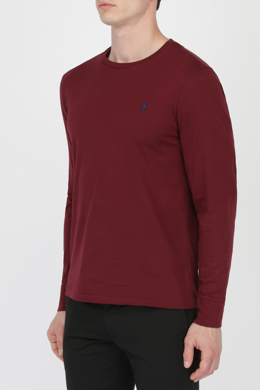 תמונת דוגמן קידמית של Long Sleeve T-Shirt In Cranberry