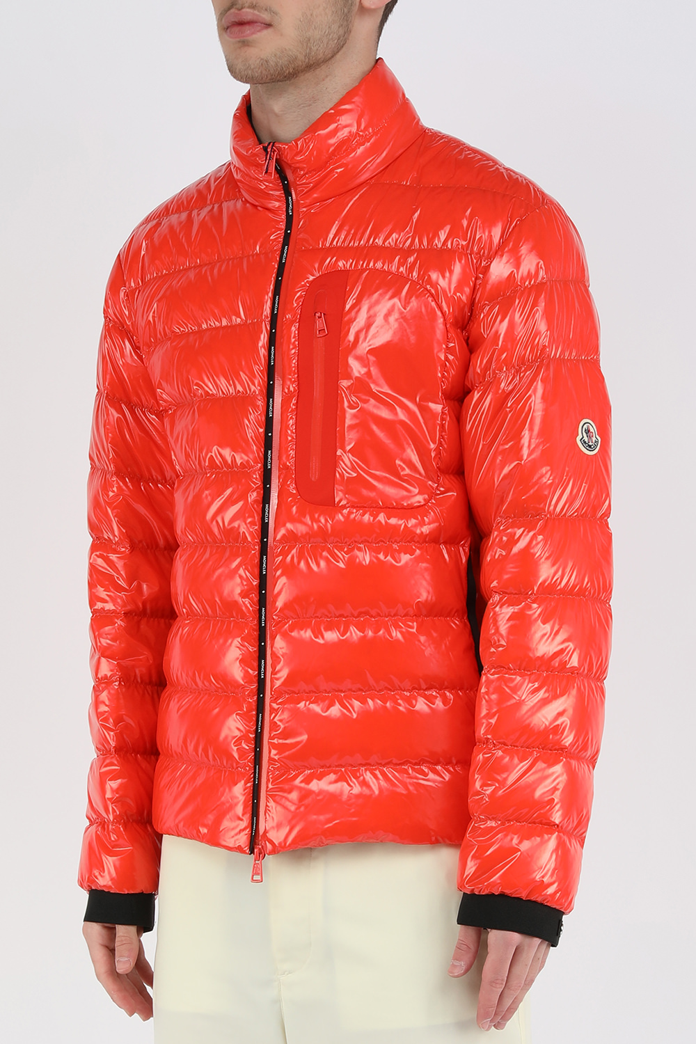 תמונת דוגמן קידמית של מעיל פאפר כתום מדגם גיובוטו