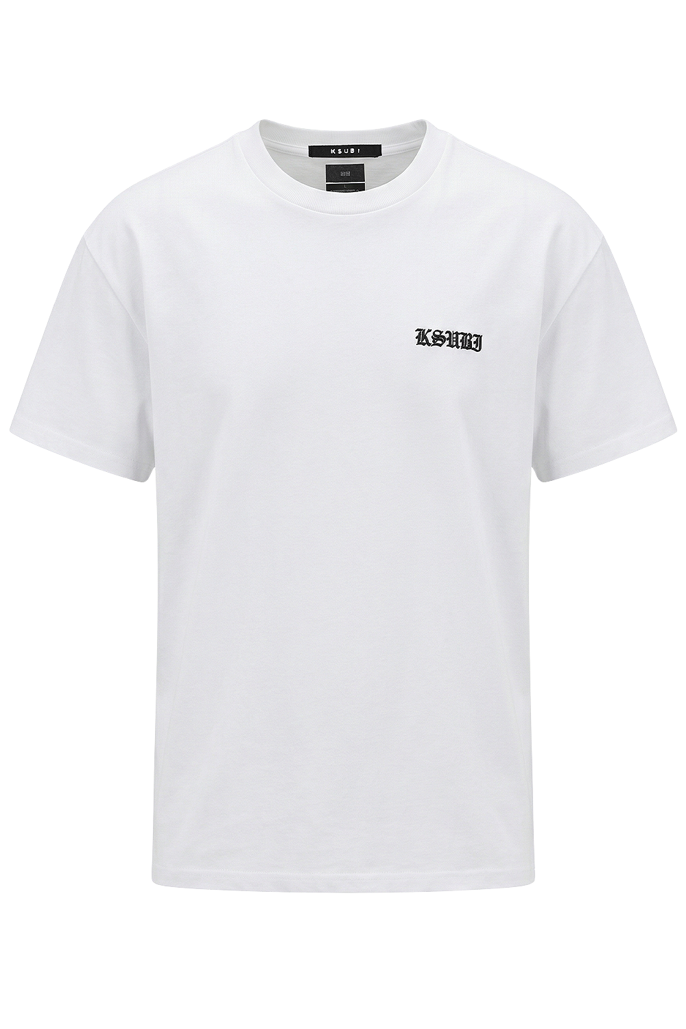 תמונה קידמית של חולצת טי אוברסייז