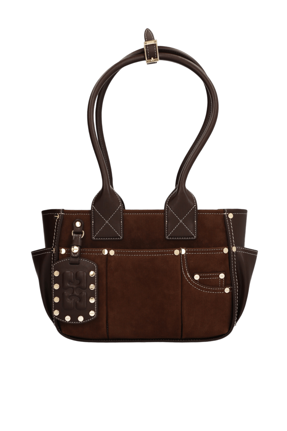 תמונה קידמית של תיק כתף פוזי סמול זמש