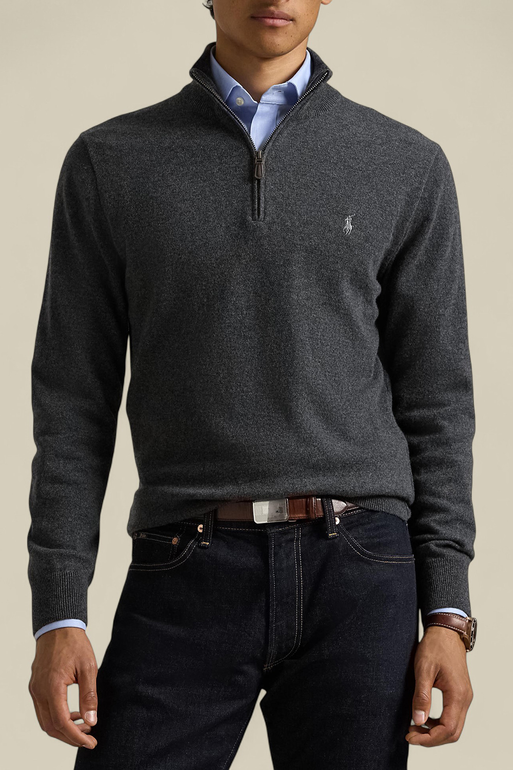 תמונת דוגמן קידמית של סריג צמר