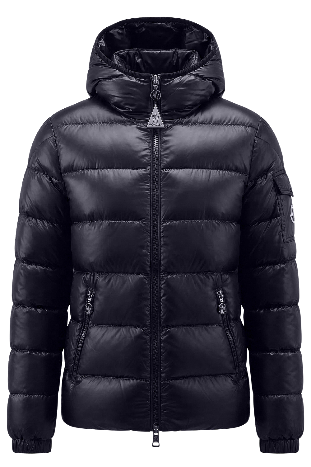 תמונה קידמית של מעיל פוך קצר