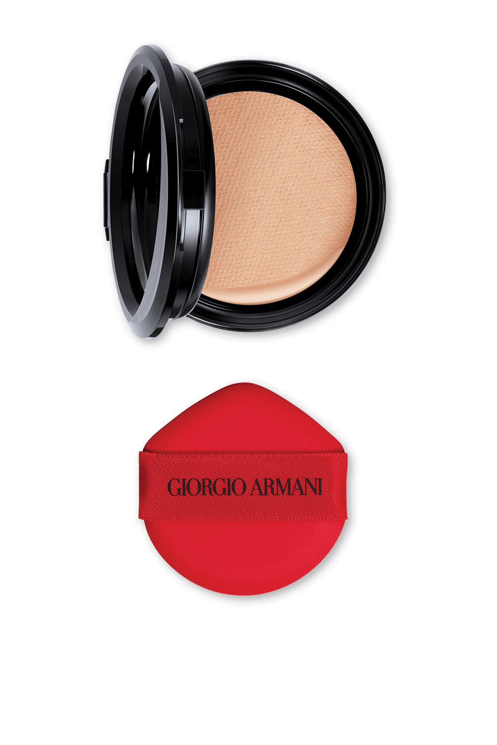 תמונה קידמית של מייק אפ נוזלי ארמני טו גו רד קושן גימור משי 5