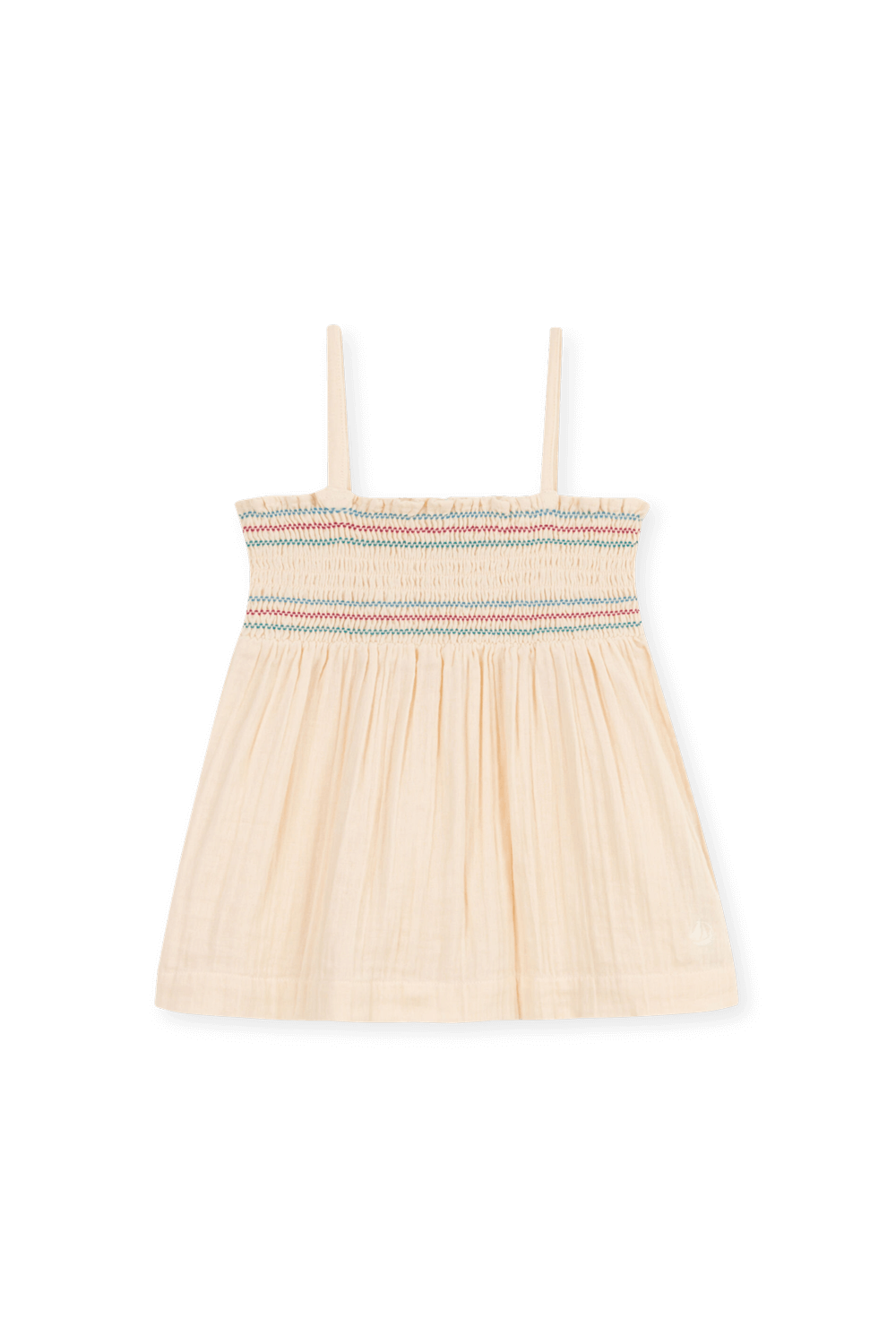 תמונה קידמית של גופייה עם כיווצים - גילאי 6-12