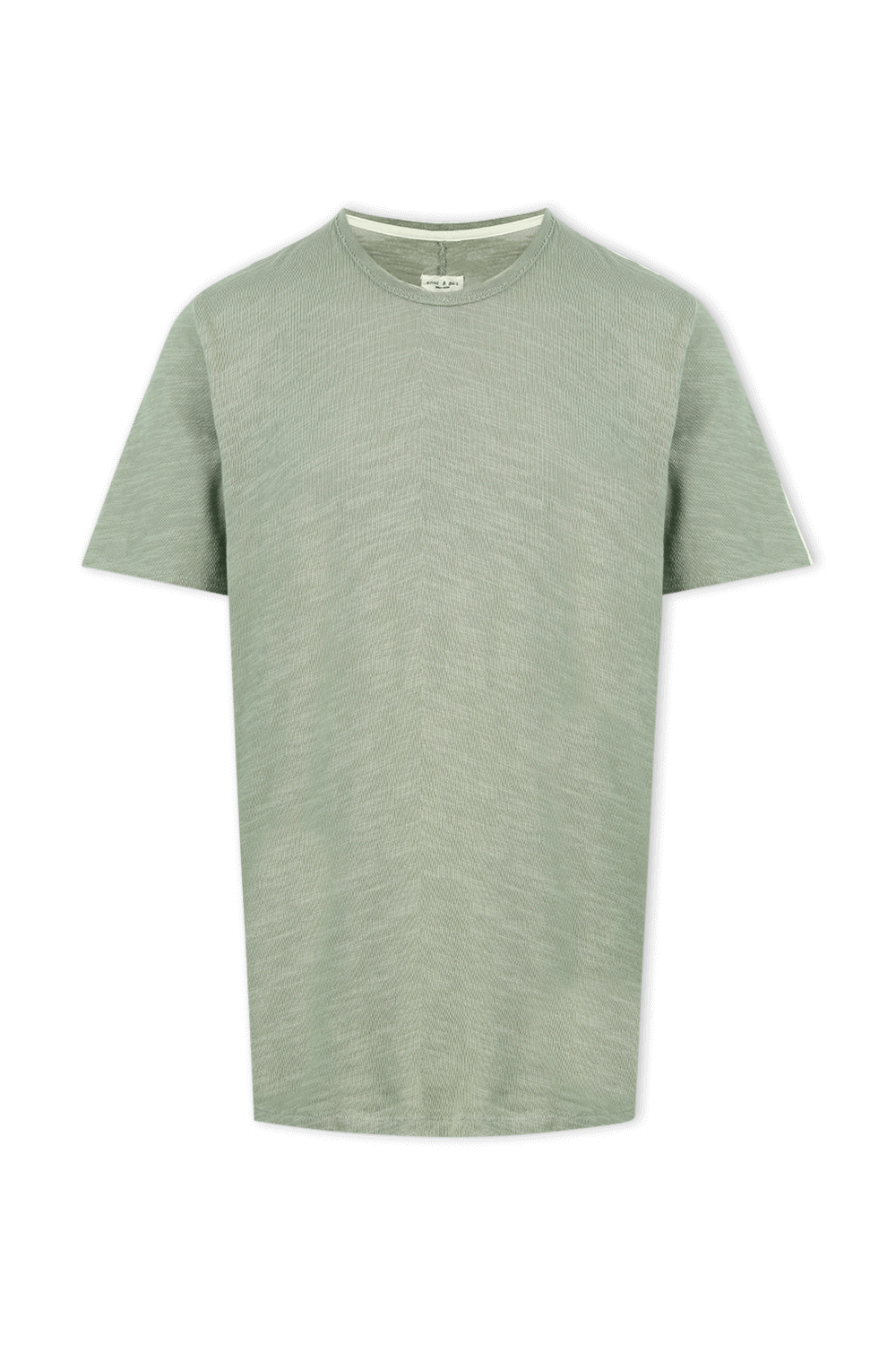 תמונה קידמית של Classic Flame Tee in Green Fog