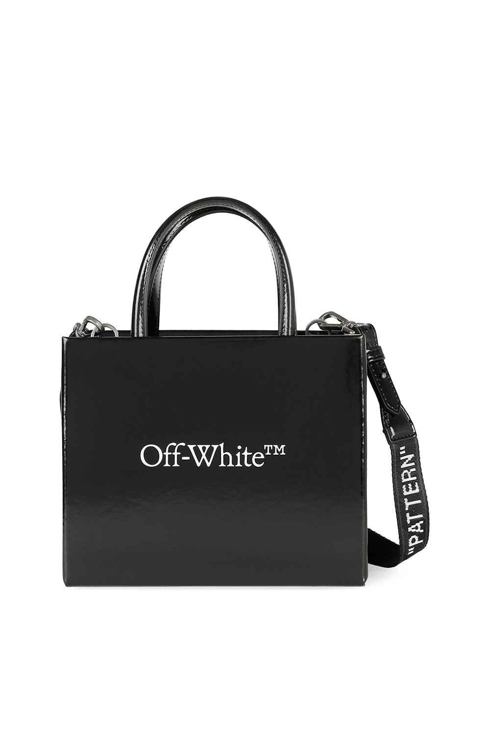 תמונה קידמית של תיק מיני בוקס מעור שחור