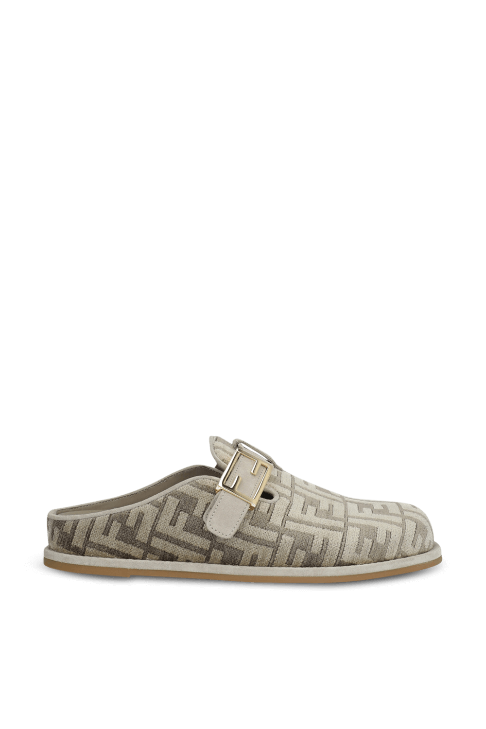 תמונה קידמית של נעלי סליידס מונוגרמה