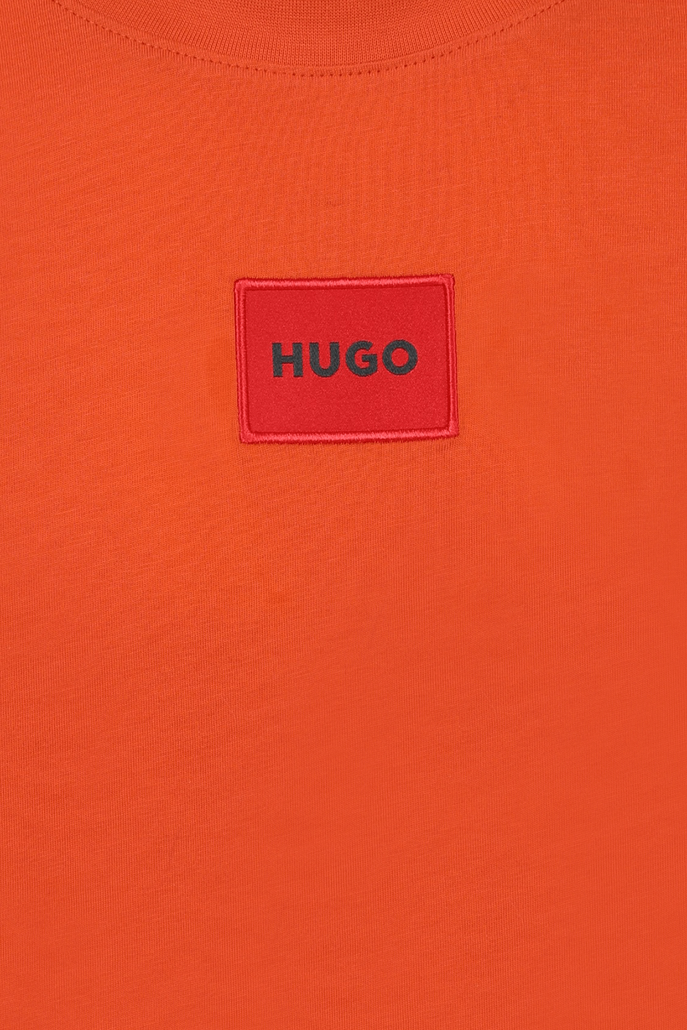 חולצת טי קצרה מכותנה HUGO