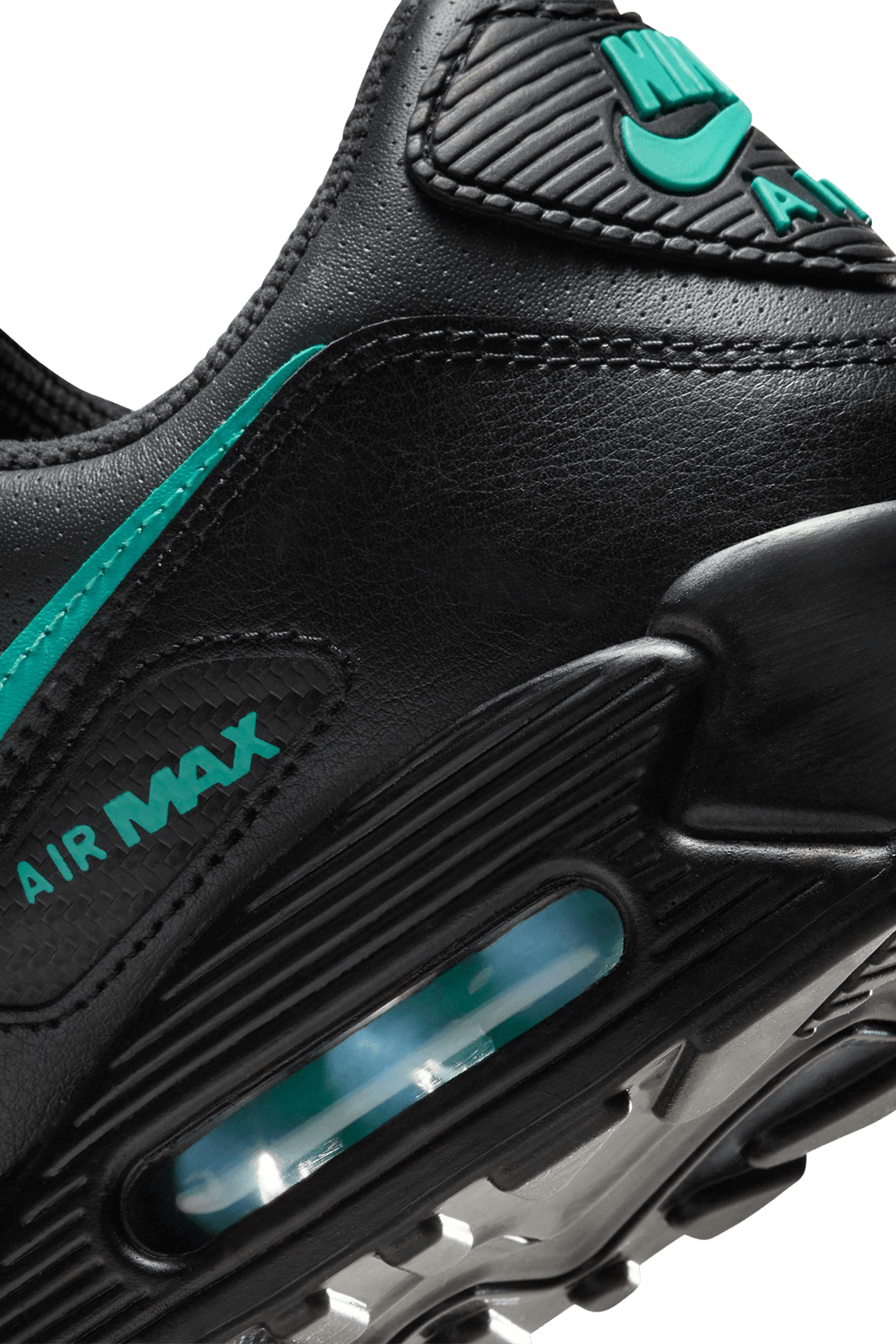 תמונת תקריב של נעלי סניקרס אייר מקס 90