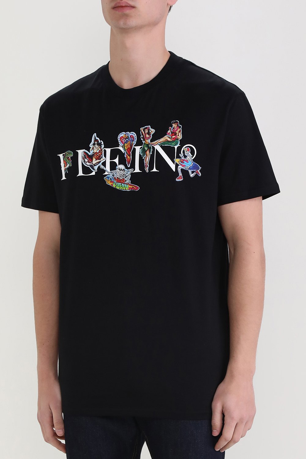 תמונת דוגמן קידמית של חולצת טי הוואי