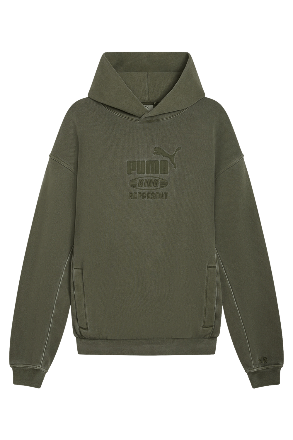 תמונה קידמית של פומה X רפרזנט סווטשירט קפוצ'ון