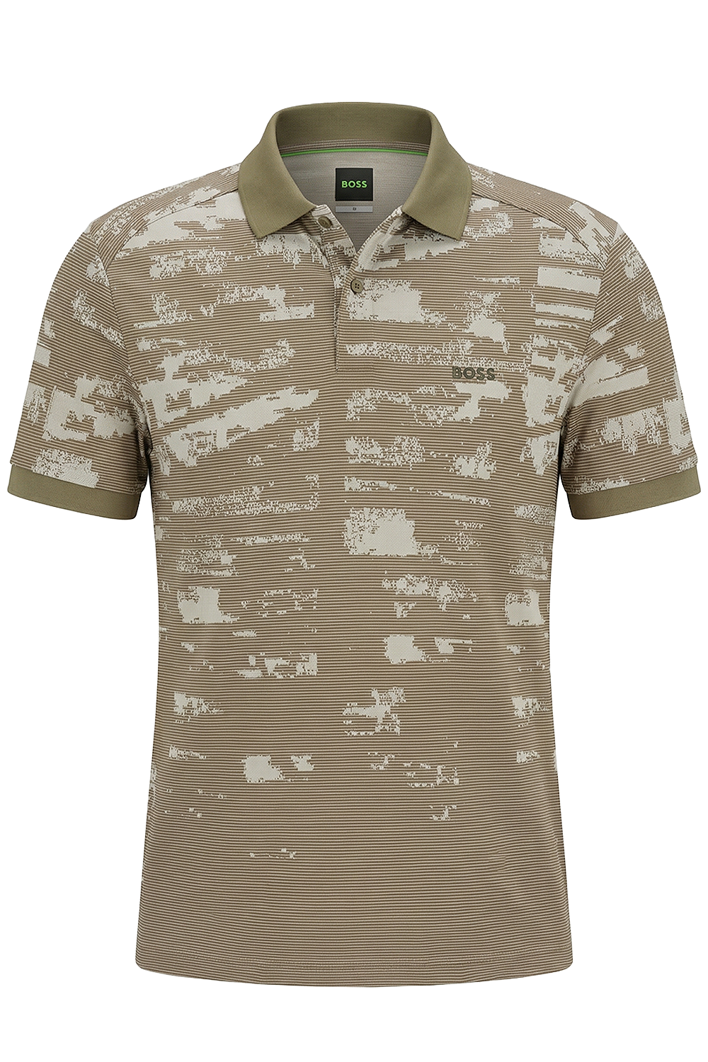 תמונה קידמית של חולצת פולו בגזרה ישרה