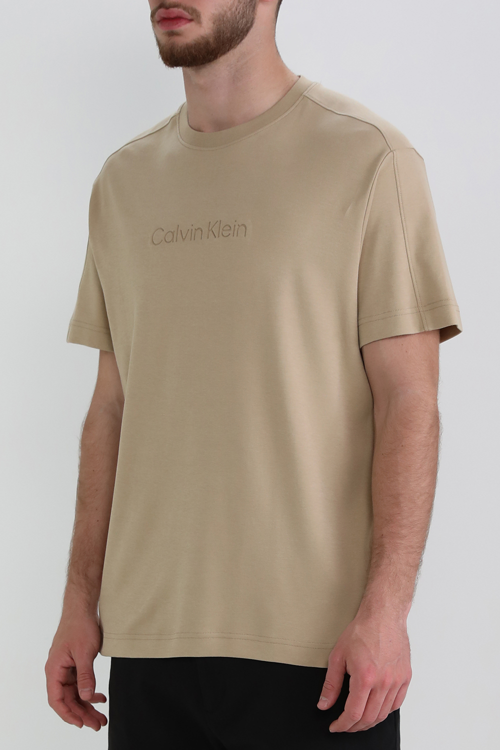 חולצת סלים עם רקמה CALVIN KLEIN