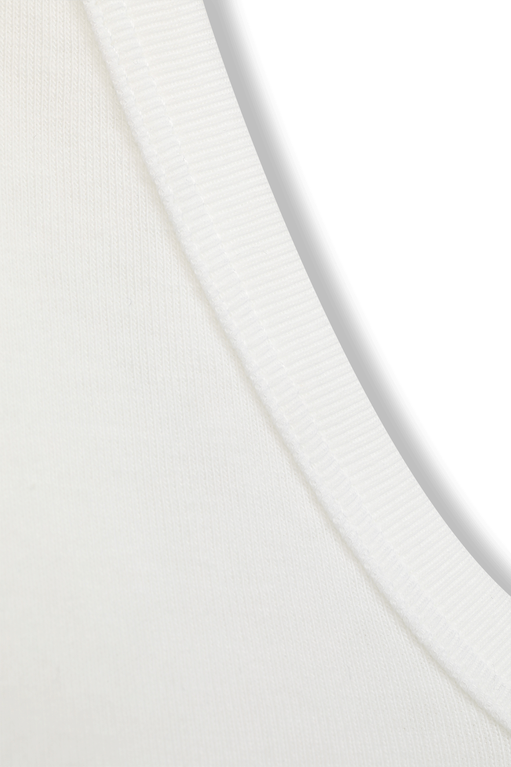 תמונה אחורית של Basic T-Shirt in White