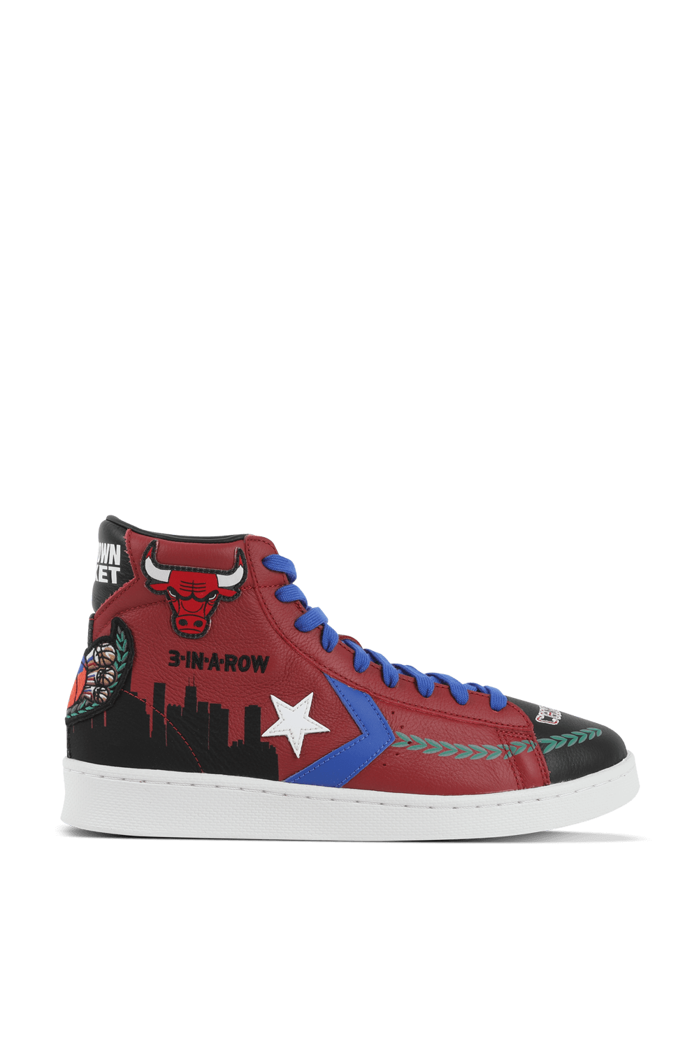 תמונה קידמית של Pro Leather Hi Garnet Black Hyper Sneaker