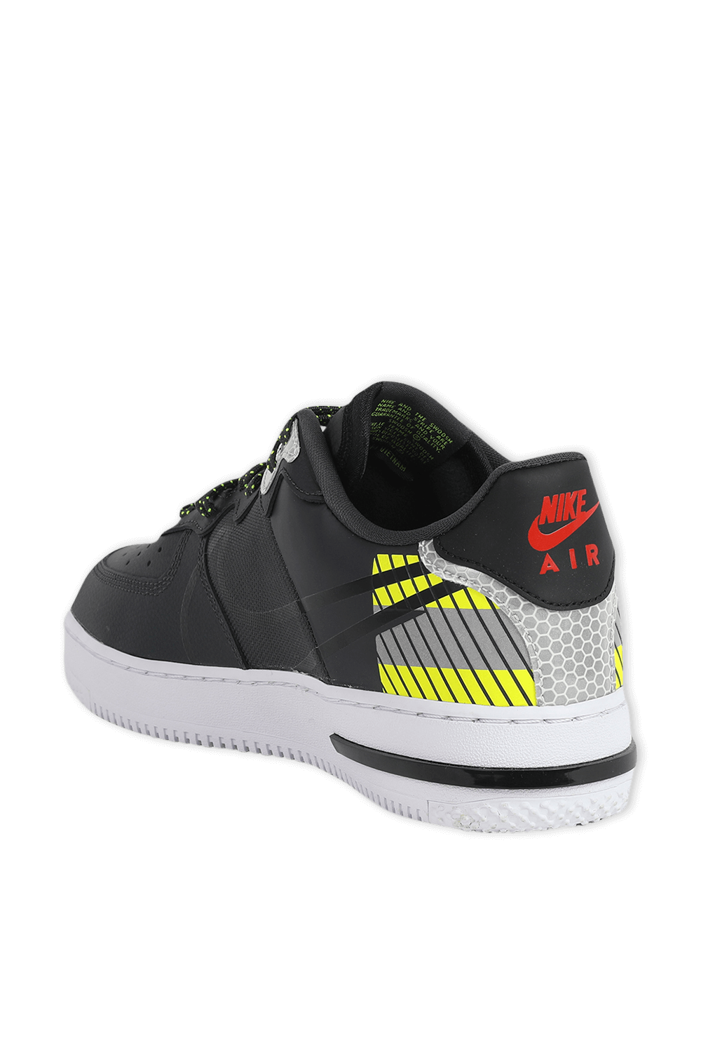 Nike Air Force 1 React LX in Black and Yellow NIKE