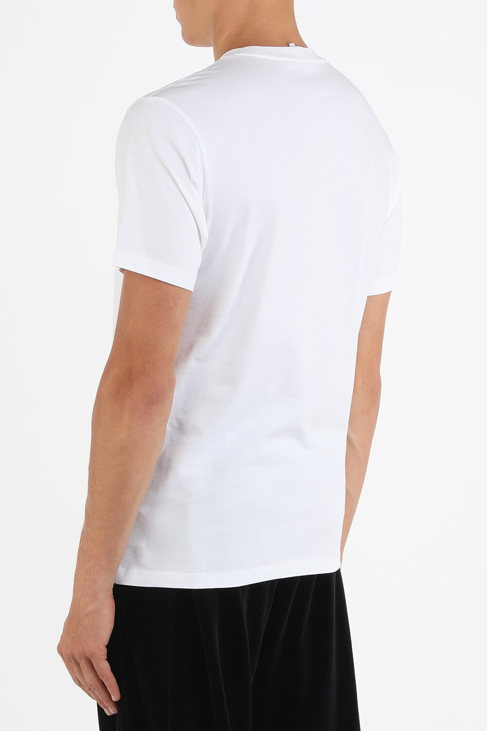 חולצת לוגו לבנה עם הדפס נמר KENZO