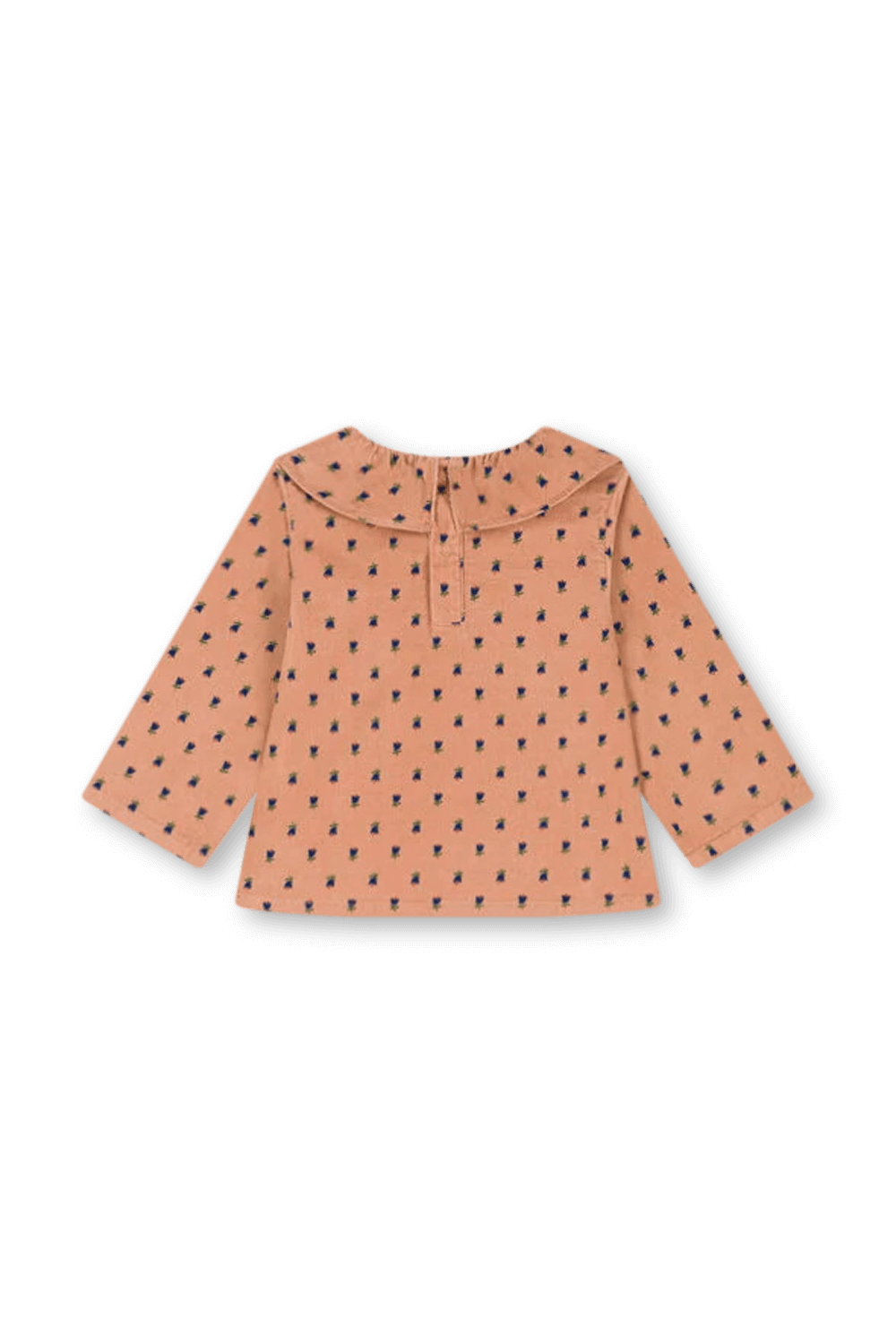 תמונה אחורית של חולצה באריגת קורדרוי עם שרוולים ארוכים - גילאי 18-36 חודשים