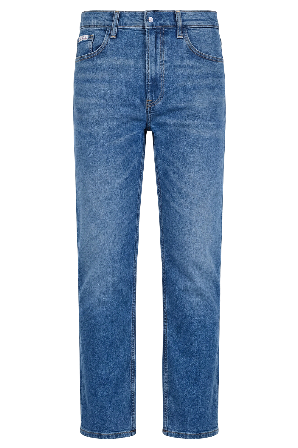 תמונה קידמית של מכנסי ג'ינס בגזרת סלים