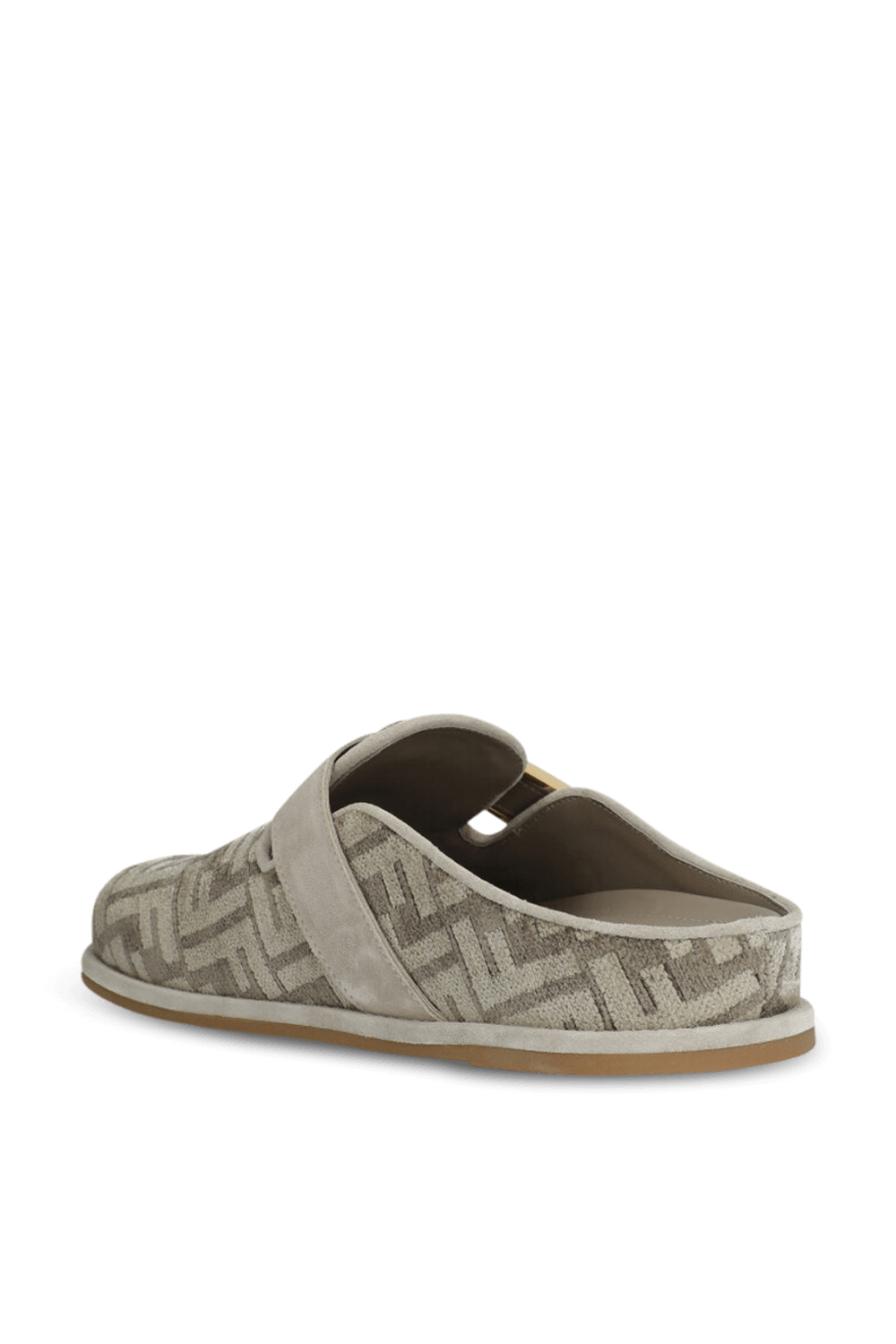 תמונה אחורית של נעלי סליידס מונוגרמה