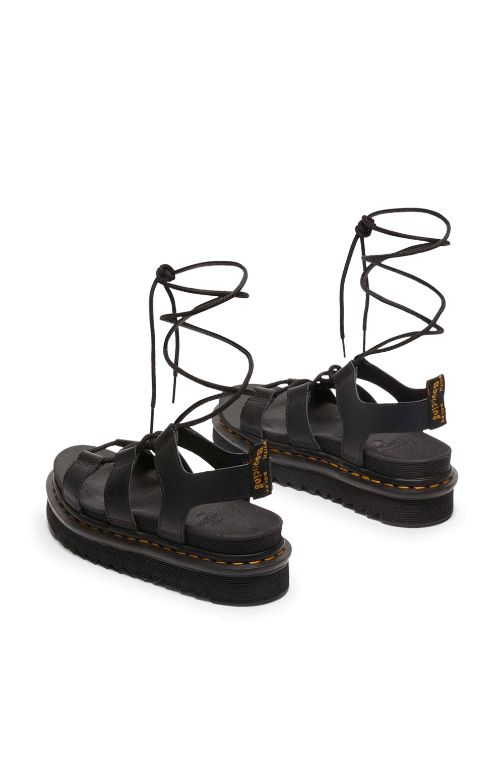 תמונה אחורית של סנדלים