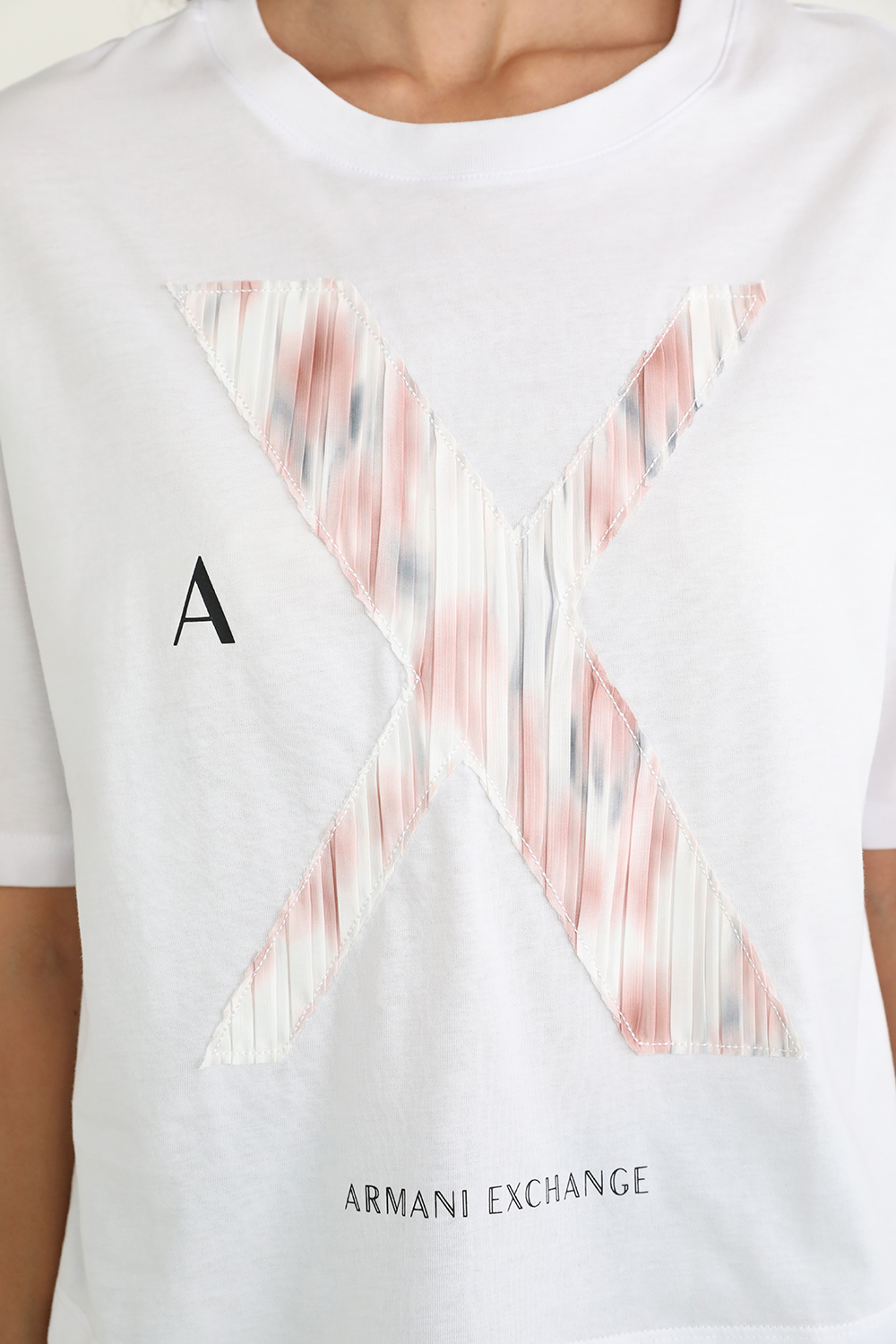חולצת טי עם פאץ` ARMANI EXCHANGE