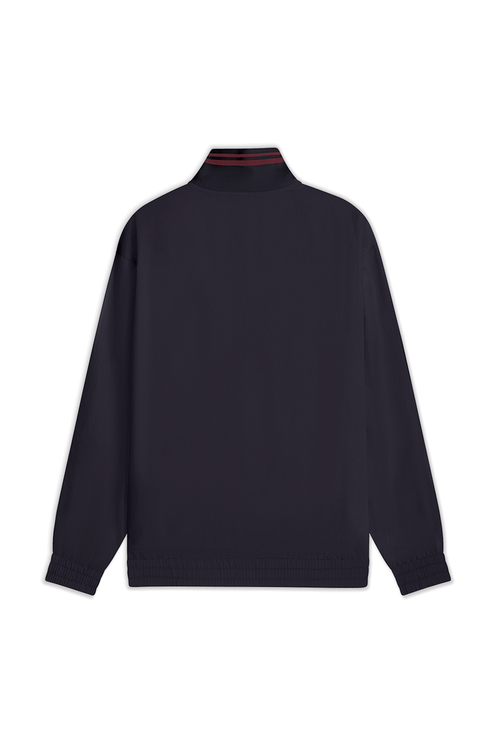 תמונה אחורית של ז'קט בגזרה משוחררת