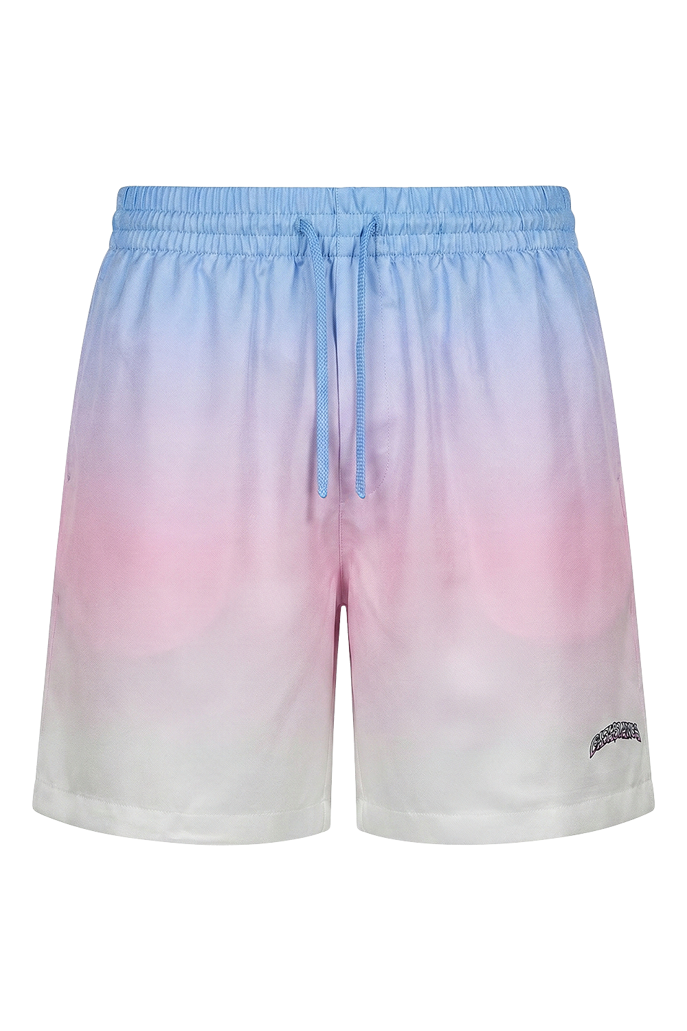 תמונה אחורית של מכנסיים קצרים משי