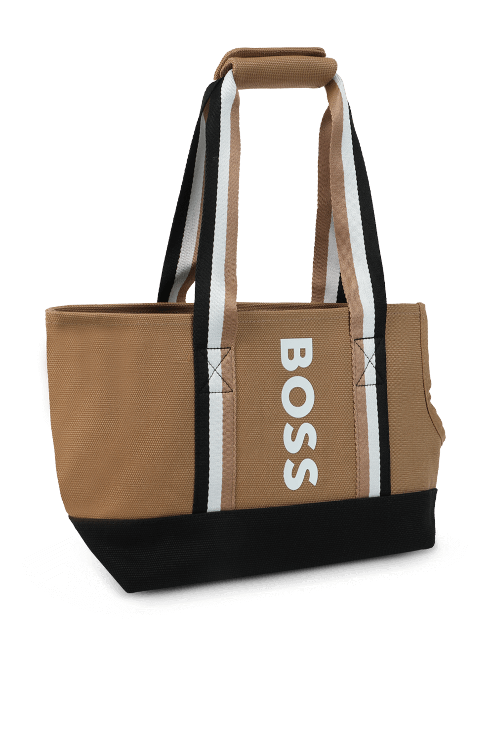 תמונה אחורית של בוס כלבים- תיק נשיאה עם  הדפס