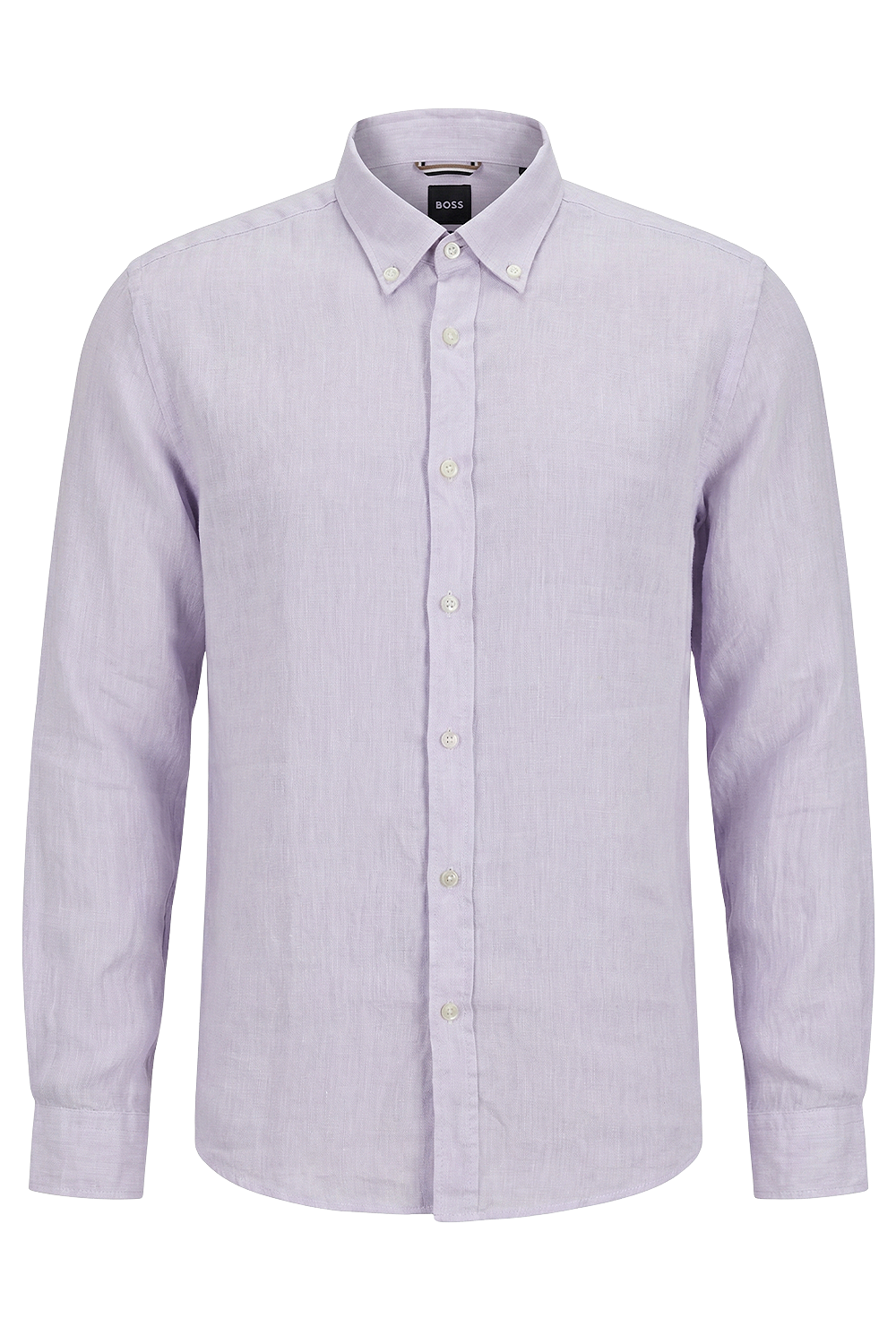 תמונה קידמית של חולצת מכופתרת פשתן