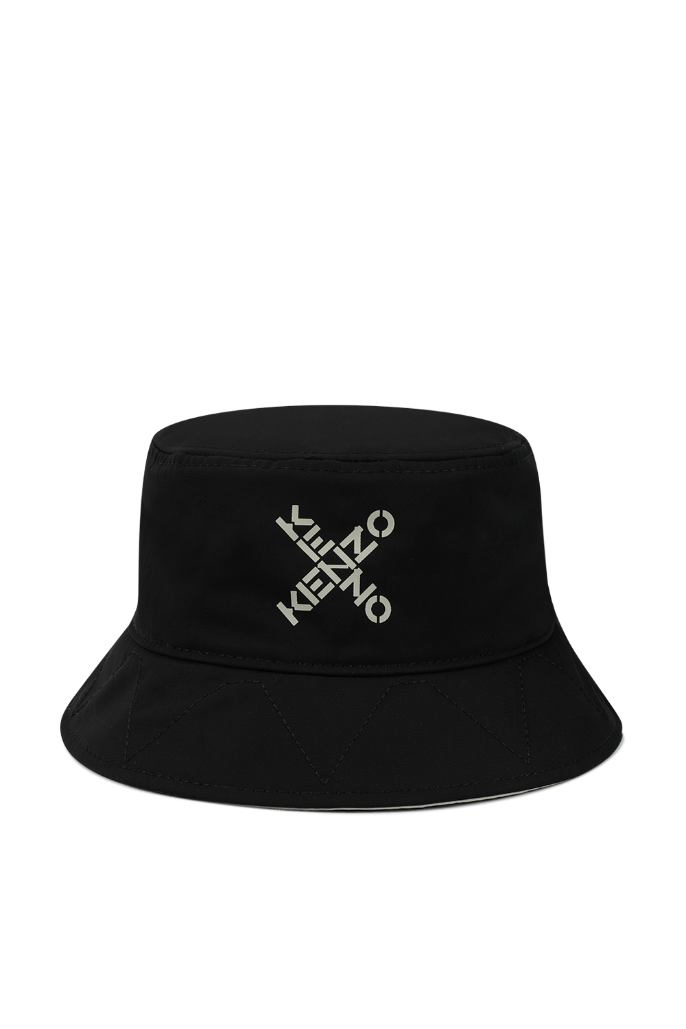 כובע באקט דו צדדי בשחור ולבן KENZO