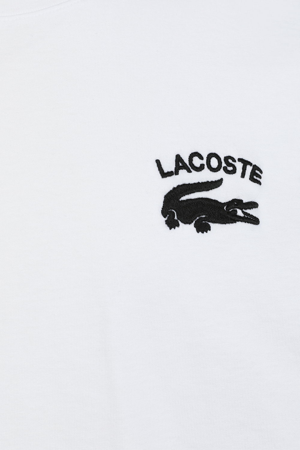 חולצת טי מכותנה עם לוגו LACOSTE