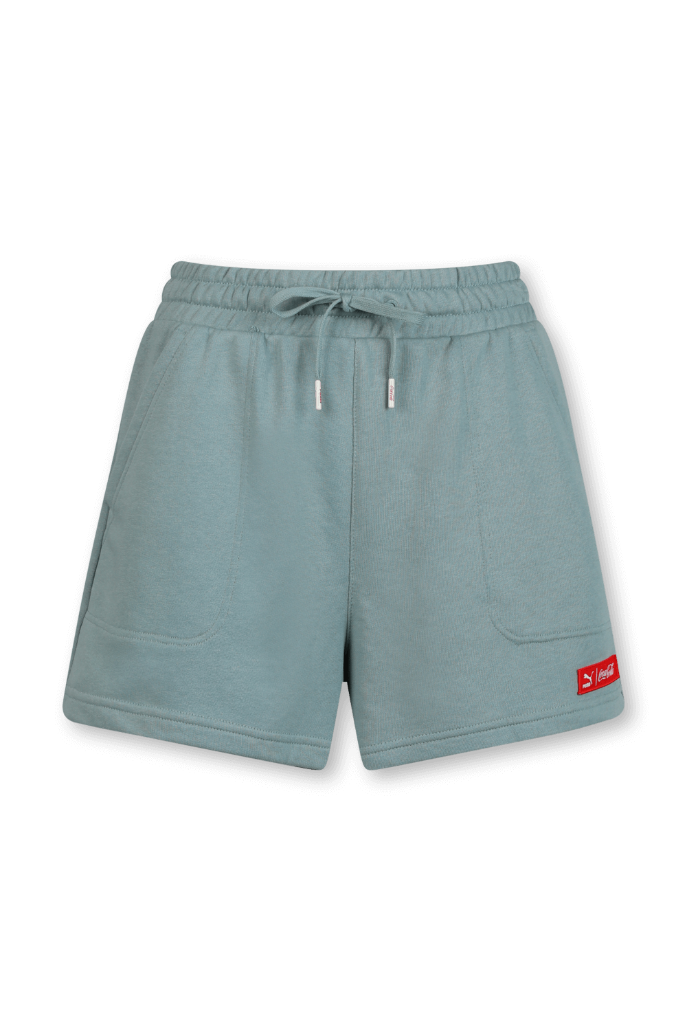 תמונה קידמית של פומה X קוקה קולה מכנסי טרנינג קצרים