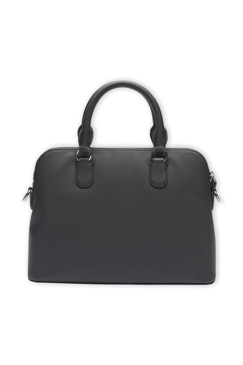 תמונה אחורית של Daily Classic Coated Piqu? Canvas Bugatti Bag In Black