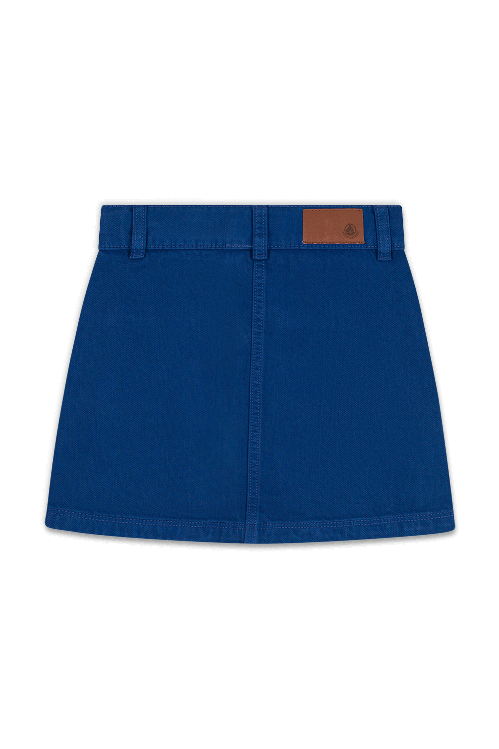 תמונה אחורית של חצאית ג'ינס מיני - גילאי 3-5 שנים