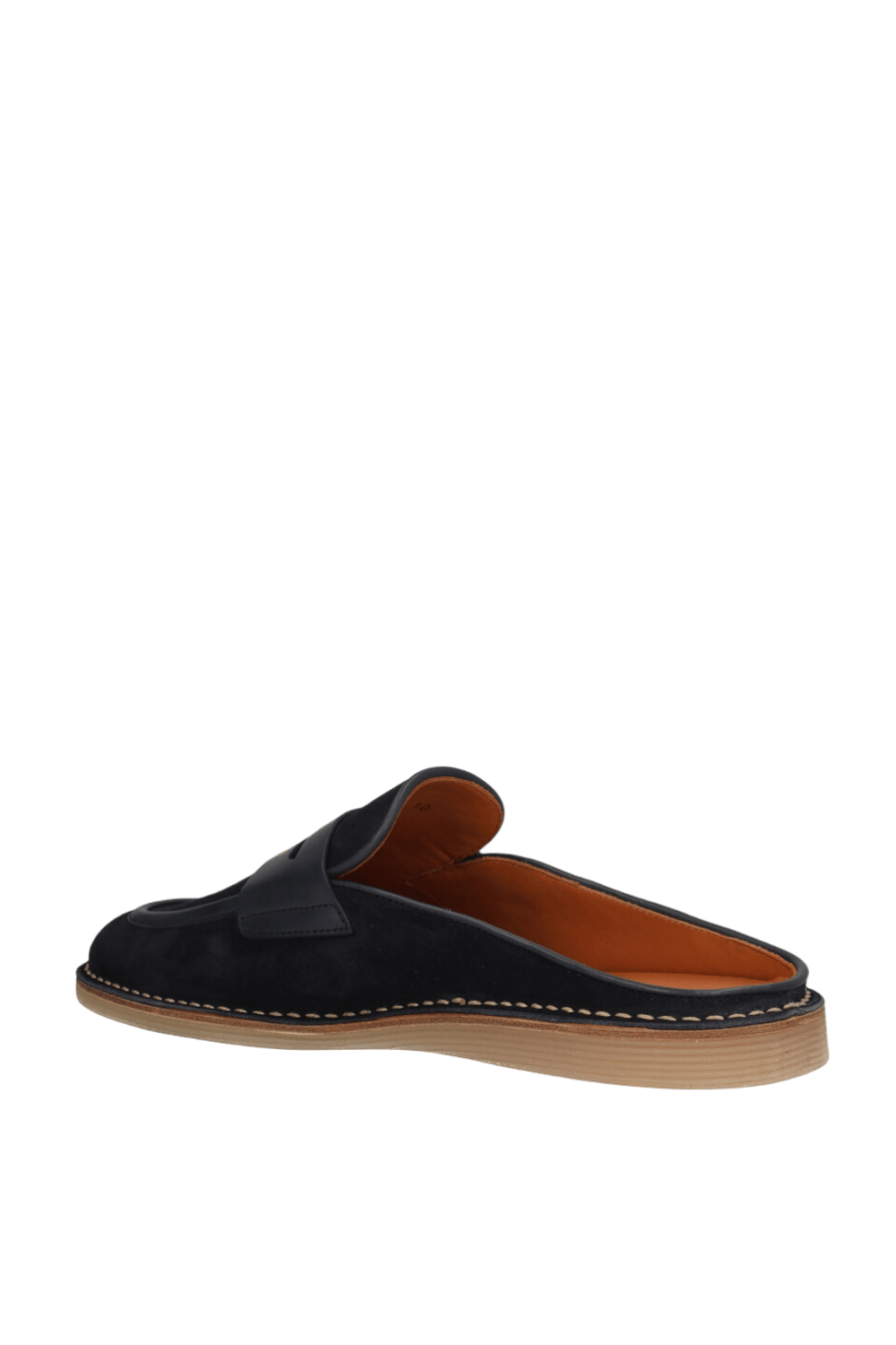 תמונה אחורית של נעלי מיולס זמש