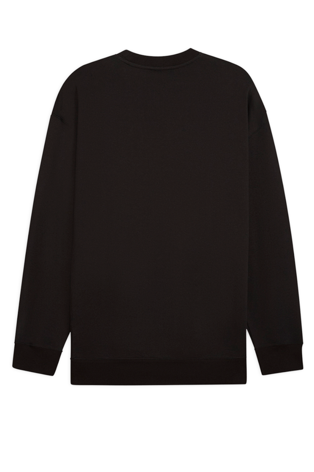 תמונה אחורית של סווטשירט אוברסייז