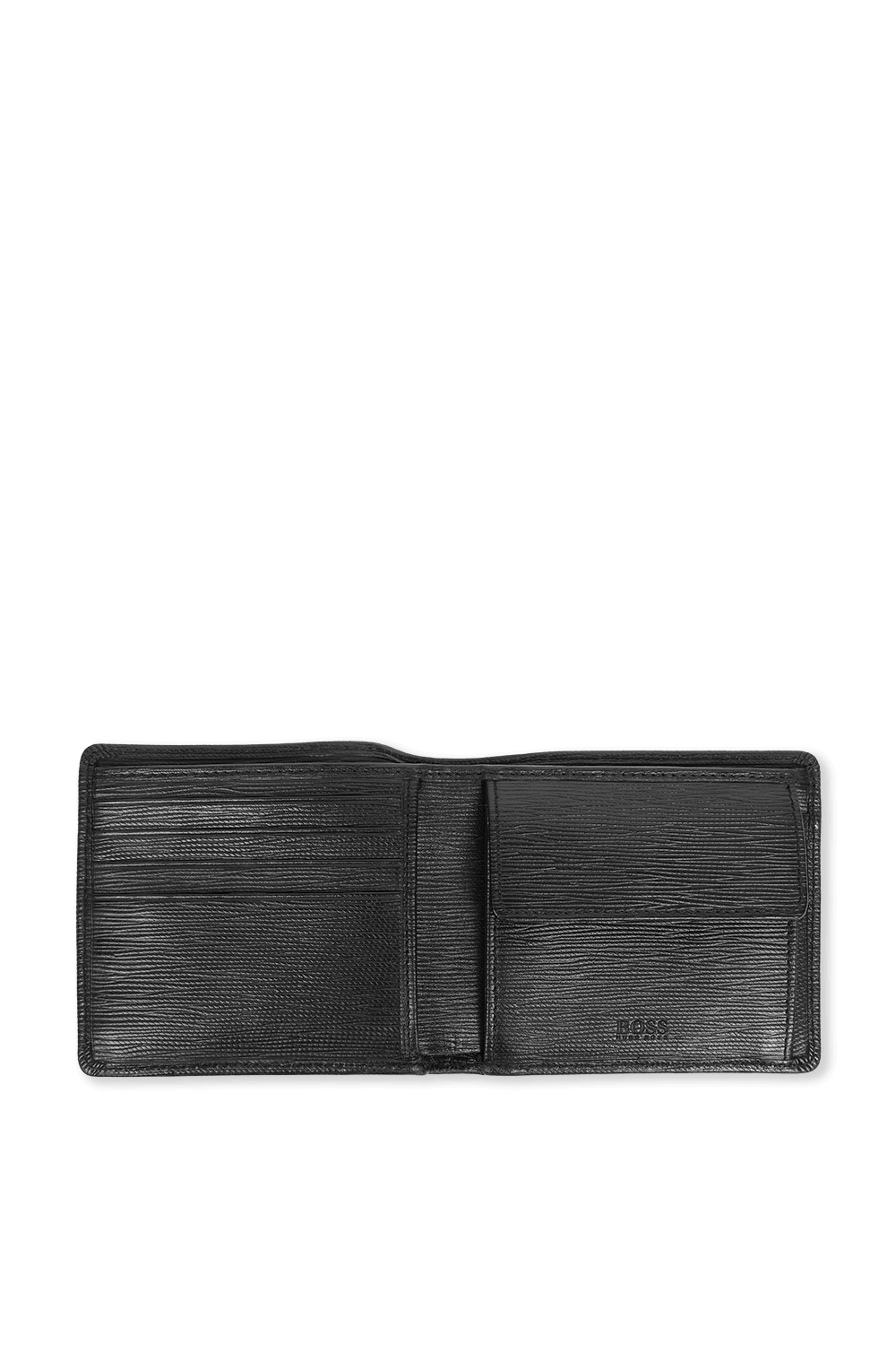 ארנק מעור בצבע שחור image number null BOSS