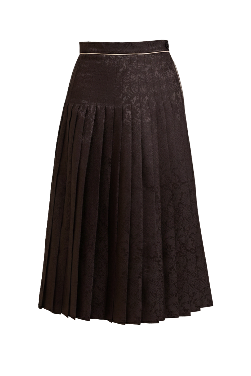 תמונה קידמית של חצאית משי