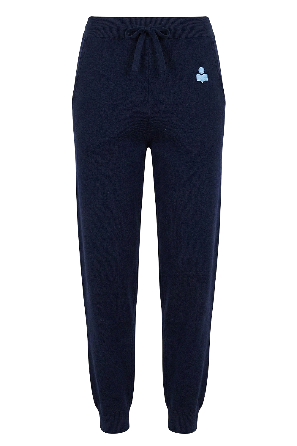 תמונה קידמית של מכנסי ג'וגר סרוגים