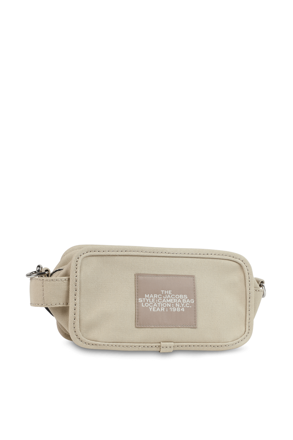 תמונה אחורית של תיק קאמרה בגוון בז'