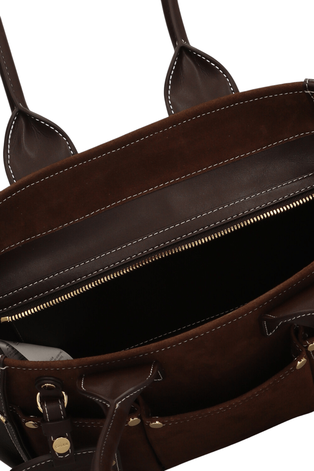 תמונת פנים של תיק כתף פוזי סמול זמש