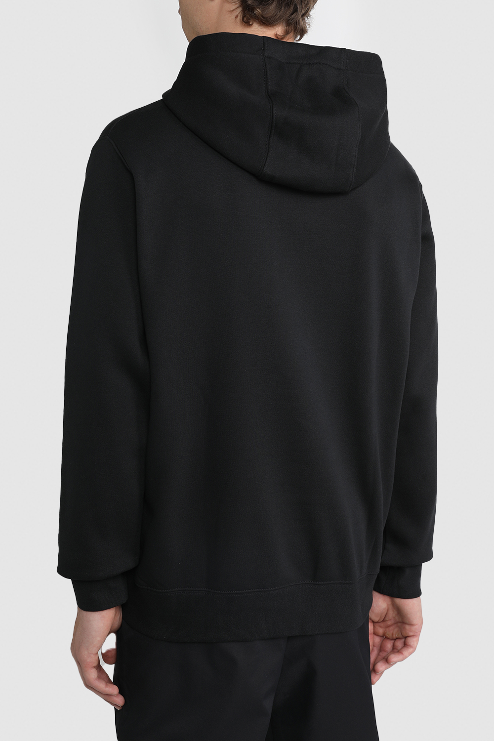 תמונת דוגמן אחורית של סווטשירט קפוצ'ון